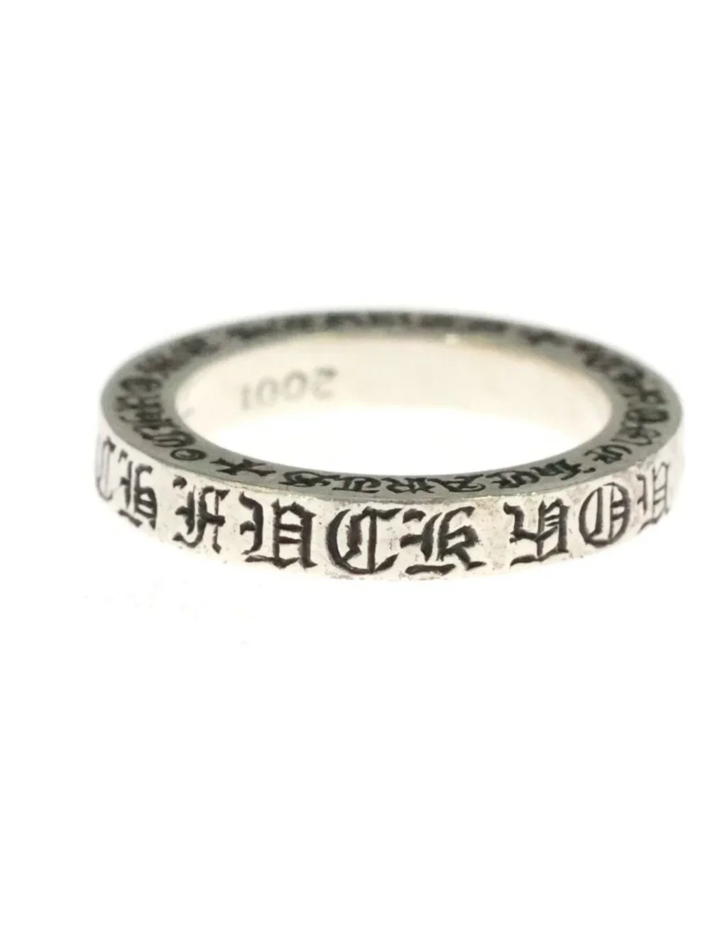 Chrome Hearts Spacer Fck You Ring Silver